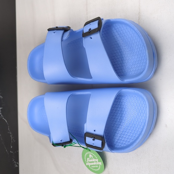 Funky Monkey Eva Flip Flops Sky Blue sz 10 - Picture 7 of 10